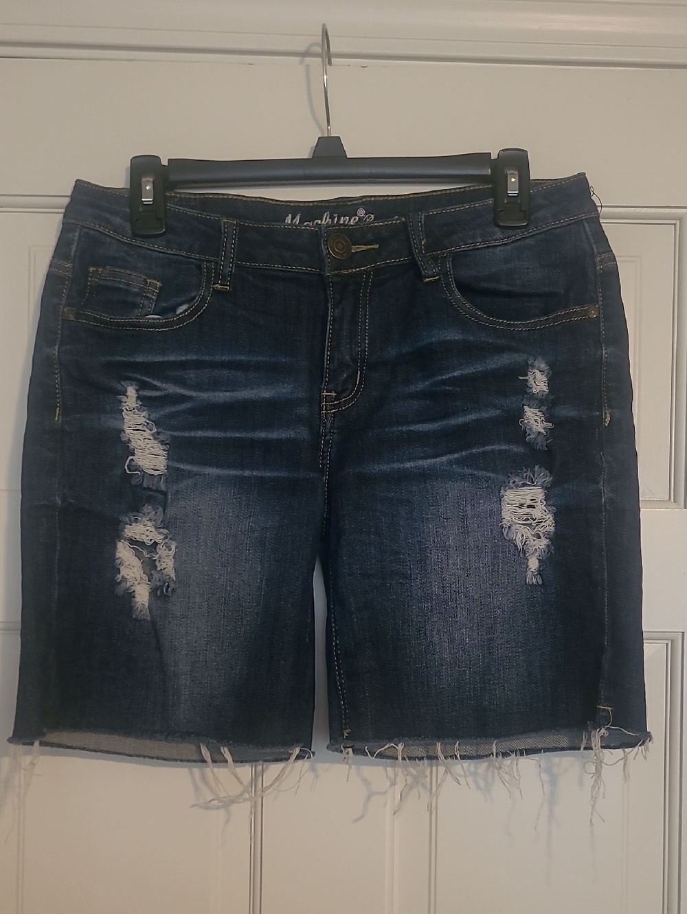 Machine Denim Bermuda Shorts Size L